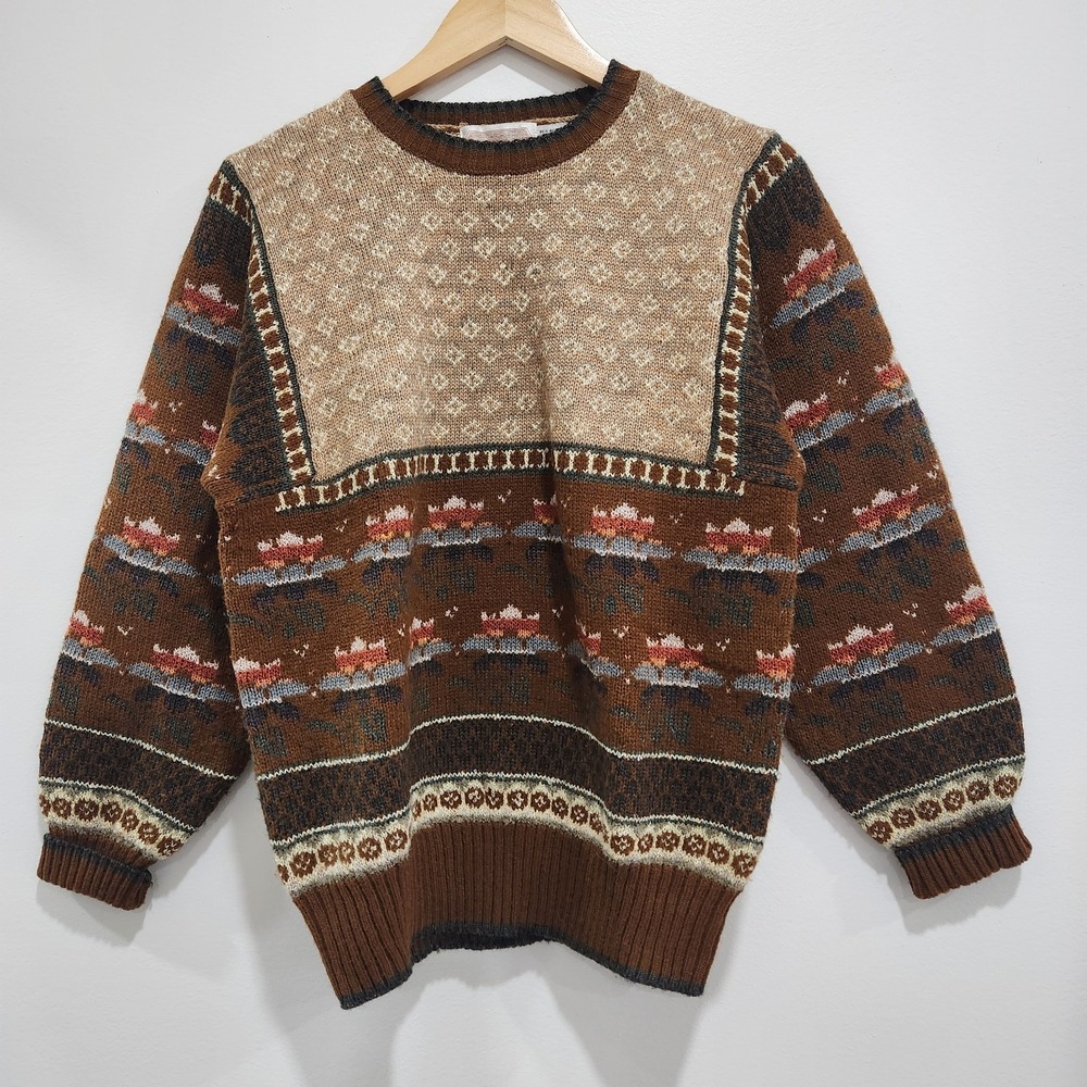 Vintage 90s Knit Sweater By The Import Workshop Size Medium